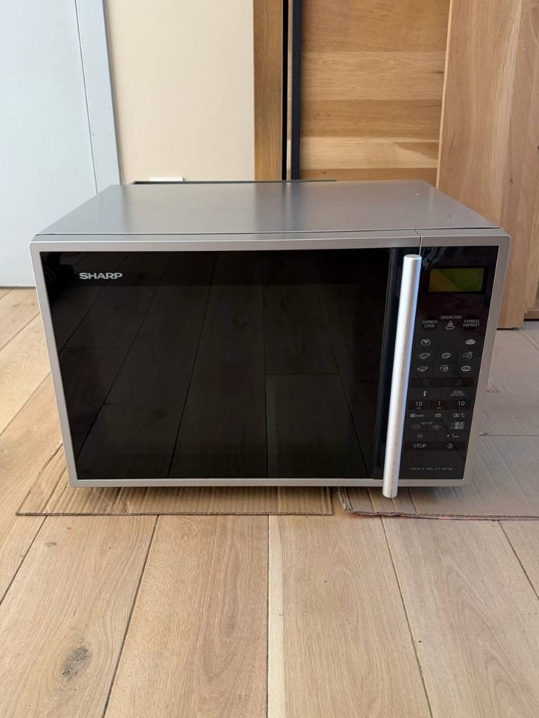 Sharp combi R-961W combi oven/magnetron - Perfecte Staat, Ophalen, Combimagnetron, Hete lucht, Zo goed als nieuw