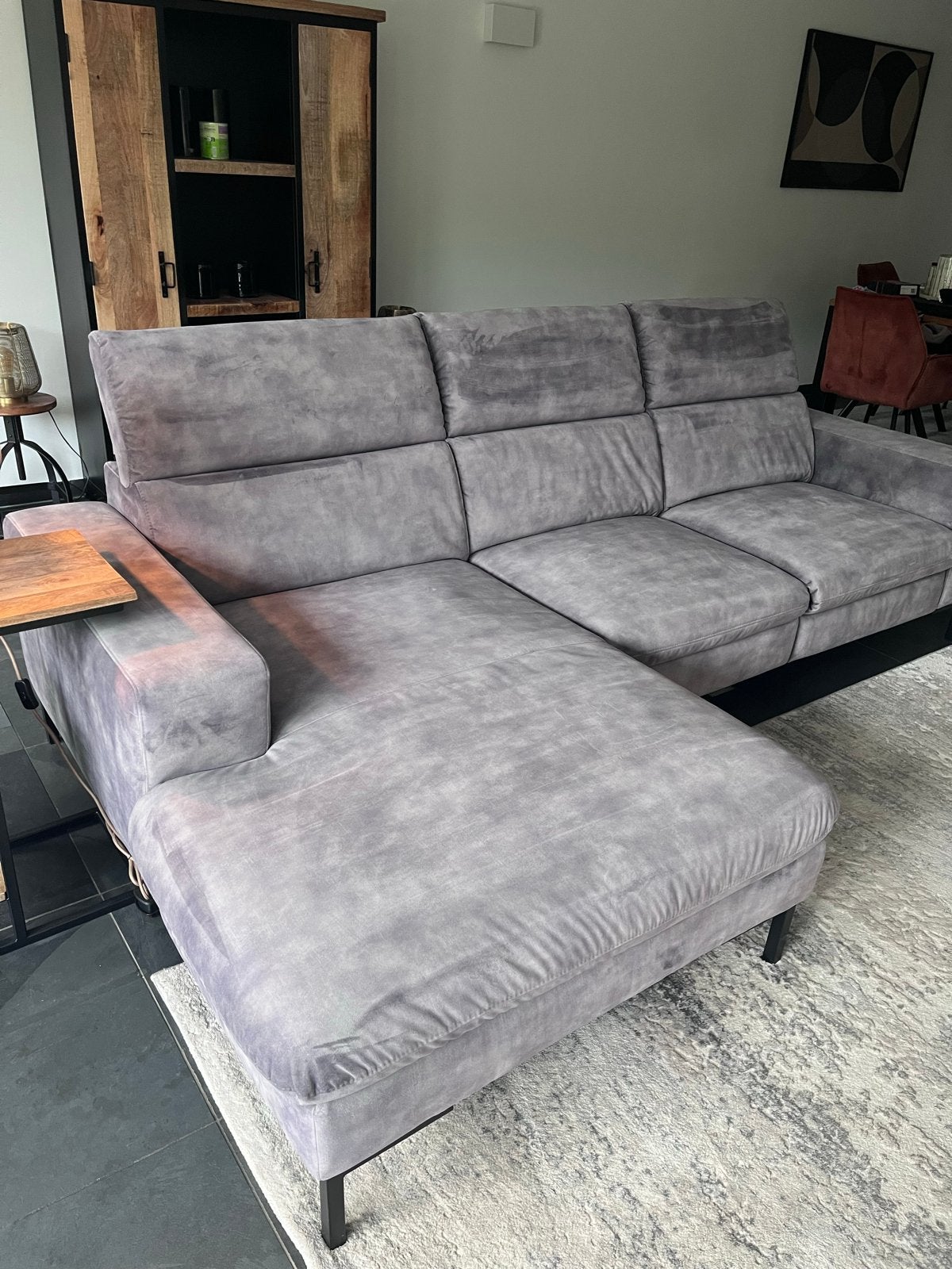 Foto 9 van Luxe Knibbeler hoekbank met motor en loungefunctie