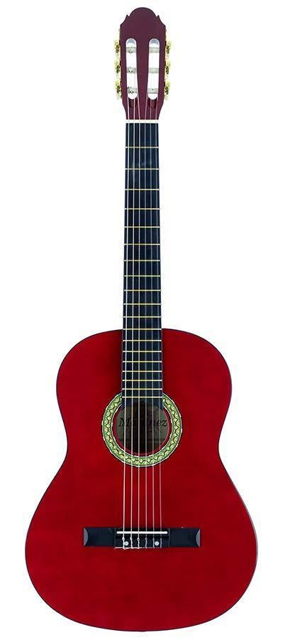 MTC-080/R A.Martinez classic guitar Red, Muziek en Instrumenten, ., Nieuw, Ophalen of Verzenden, Akoestische gitaar