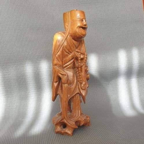 Oud Chinees beeldje van wortelhout - sculptuur, Ophalen of Verzenden, Gebruikt, Mens