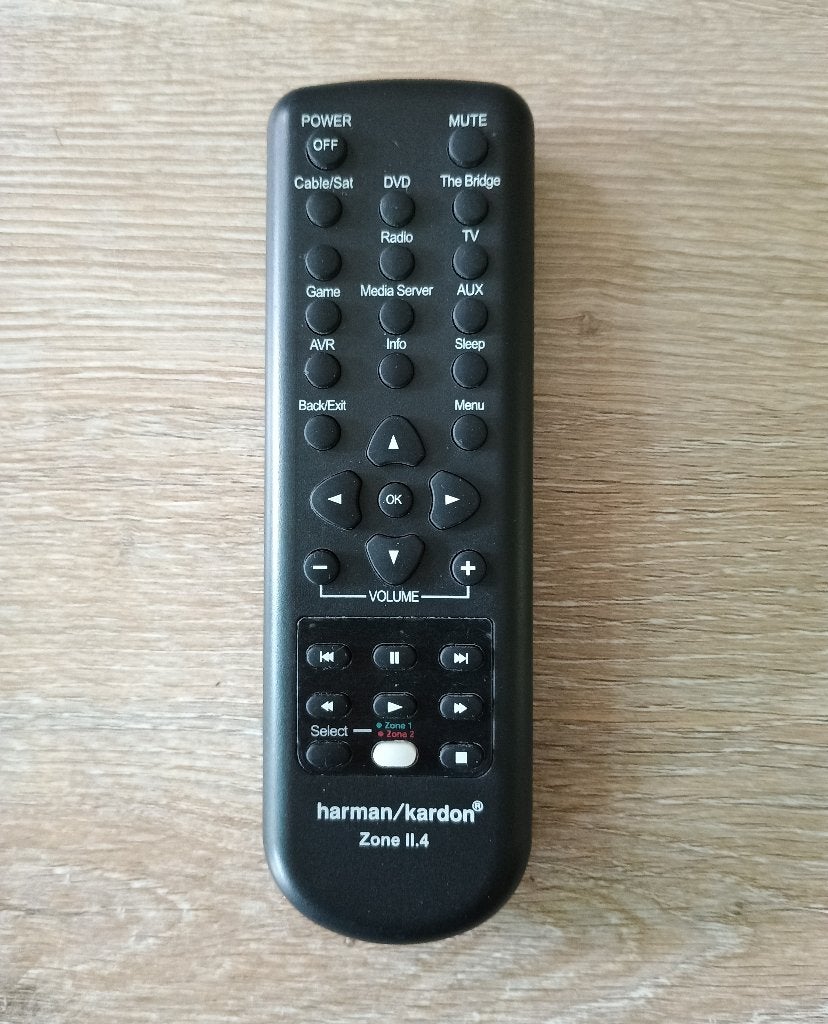 Harman kardon zone II.4 afstandsbediening origineel 2.4, Ophalen of Verzenden, Gebruikt, Origineel, Receiver of Versterker