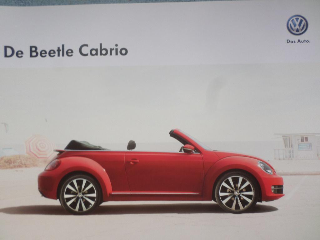 Volkswagen VW Beetle Cabrio Brochure, Boeken, Auto's | Folders en Tijdschriften, Ophalen of Verzenden, Zo goed als nieuw, Volkswagen