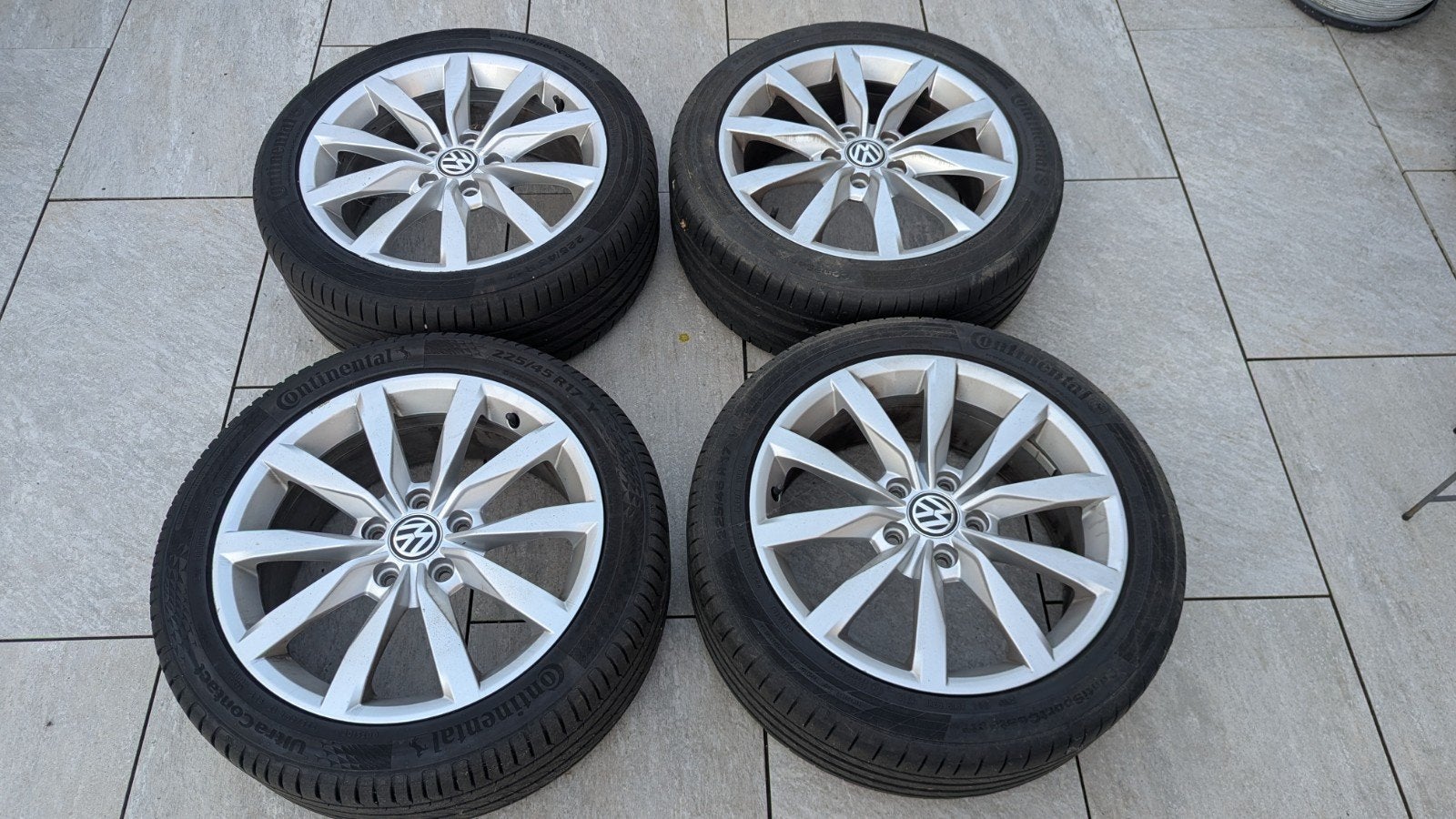 orginele 17inch Volkswagen Golf velgen, Gebruikt, Banden en Velgen, 17 inch, Ophalen of Verzenden