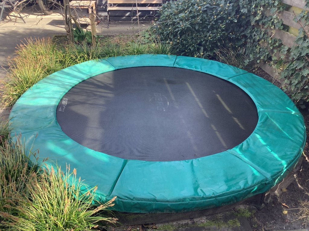 Berg Airflow trampoline inground 270 cm, Ophalen, Gebruikt