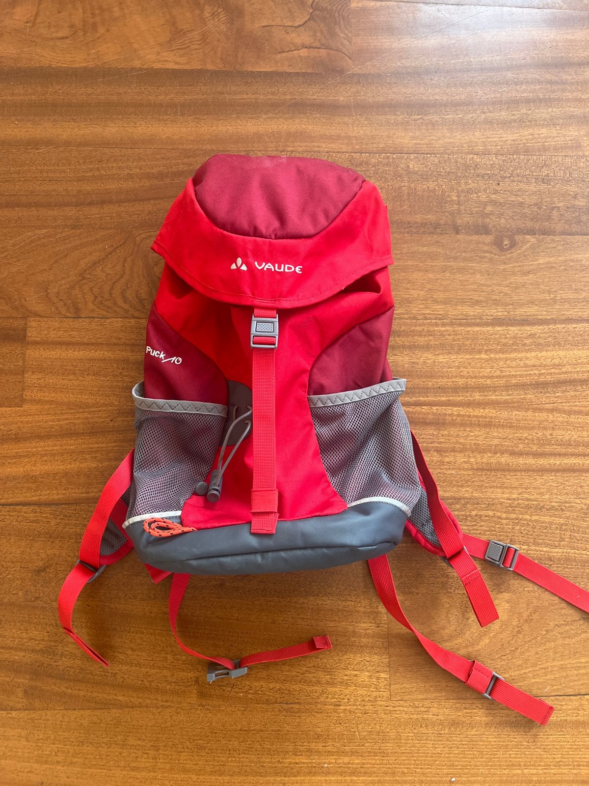 Vaude Puck 10 Kinderrugzak - Rood, Overige merken, Gebruikt, Ophalen of Verzenden, Minder dan 25 cm