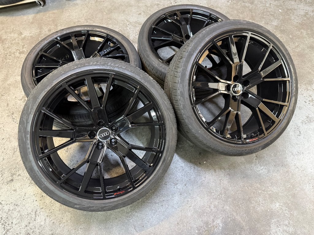 ✅ 22 inch Audi Sport RS Q5 SQ5 Q7 velgen 5x112 velgen, Gebruikt, 275 mm, Banden en Velgen, Overige maten