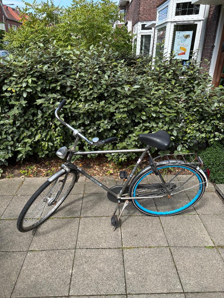 Union festival herenfiets, Fietsen en Brommers, Fietsen | Heren | Herenfietsen, Terugtraprem, Gebruikt, 57 tot 61 cm, Ophalen