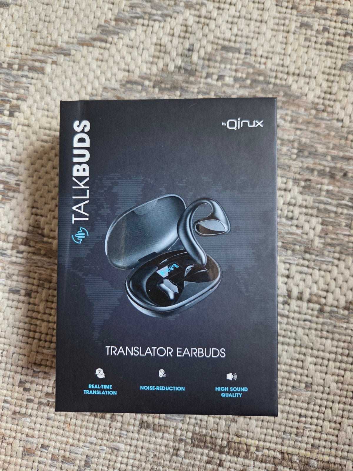 Qinux Talkbuds - Nooit gebruikte vertaling oortjes, Overige merken, Draadloos, In-ear, Nieuw