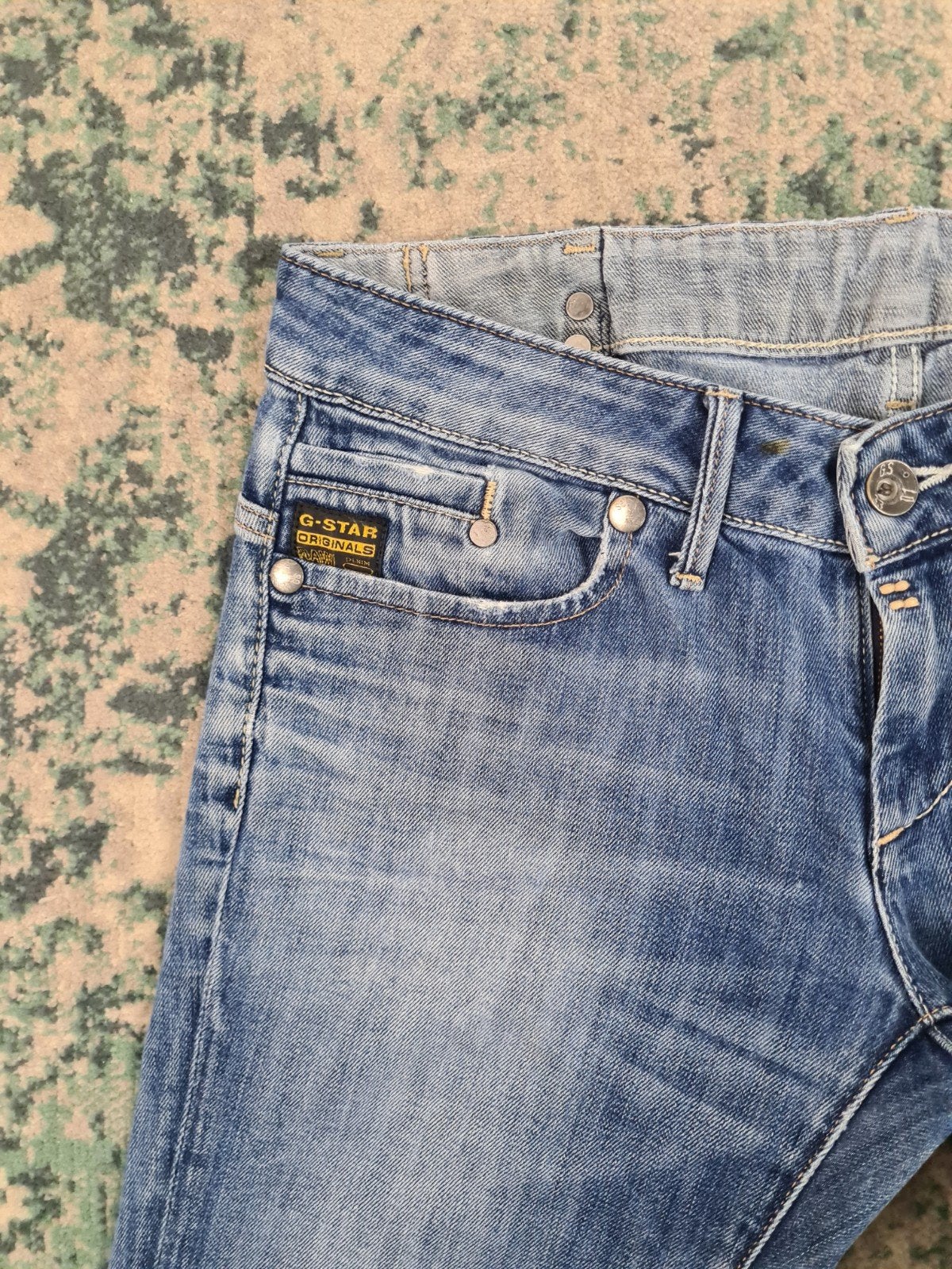 G-star midge straight W31 L32 Dames Tulsi3132 Low-rise, Blauw, Ophalen of Verzenden, W30 - W32 (confectie 38/40), G-STAR RAW