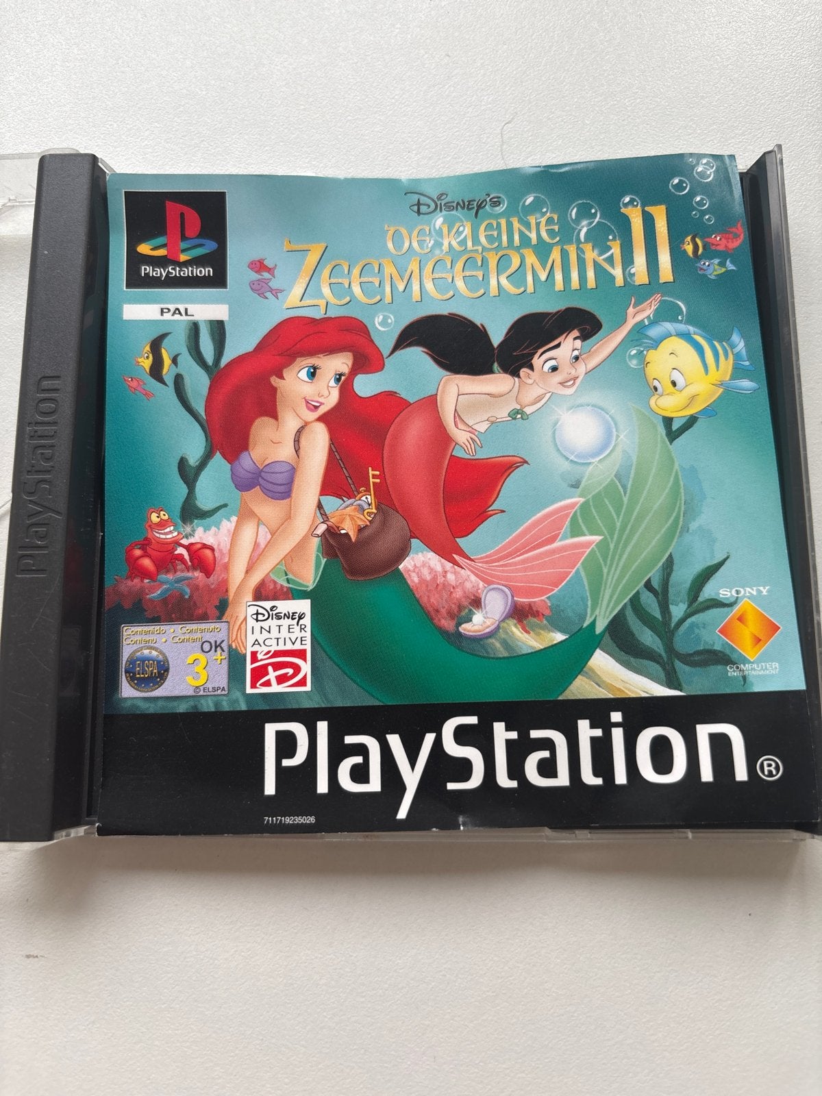 Disney's De Kleine Zeemeermin II - PlayStation 1, Avontuur en Actie, Gebruikt, 1 speler, Ophalen of Verzenden