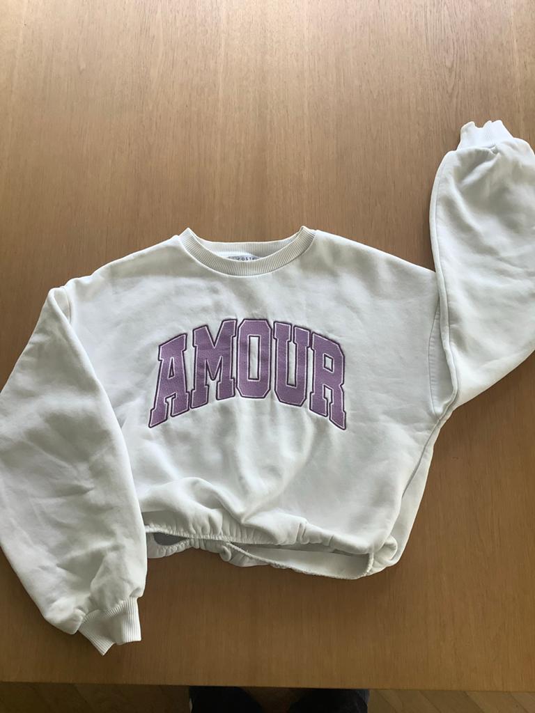 Costes Studio 'Amour' Cropped Sweater wit Maat XS, Ophalen of Verzenden, Zo goed als nieuw, Maat 34 (XS) of kleiner, Wit
