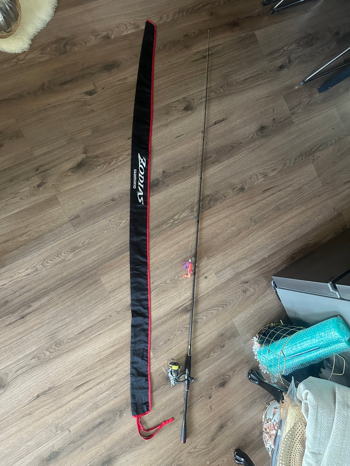 Shimano Zodias 2,13 m 10–30 g Shimano Nasci 2500, Ophalen of Verzenden, Zo goed als nieuw, Werphengel