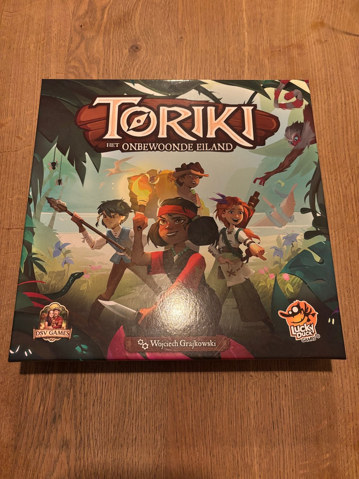 Toriki: Het Onbewoonde Eiland - Compleet bordspel, Een of twee spelers, Ophalen of Verzenden, Zo goed als nieuw