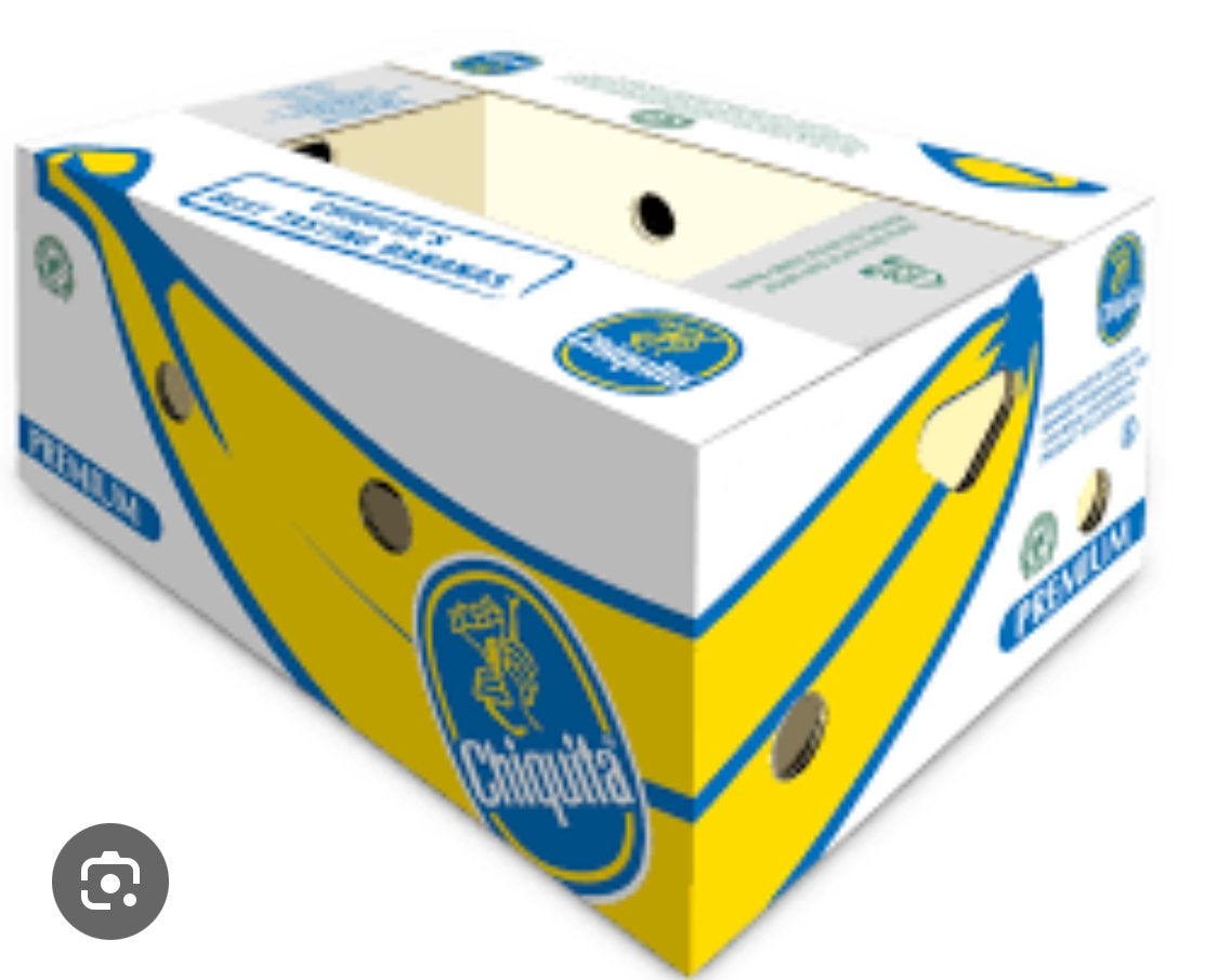 Gratis 10 bananendozen, Ophalen, Doos, 40 tot 60 cm, 50 tot 75 cm