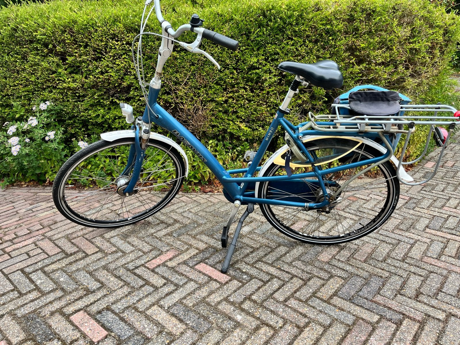 Batavus Mambo damesfiets - Blauw, 53 cm frame, Ophalen, Versnellingen, Batavus, Trommelrem