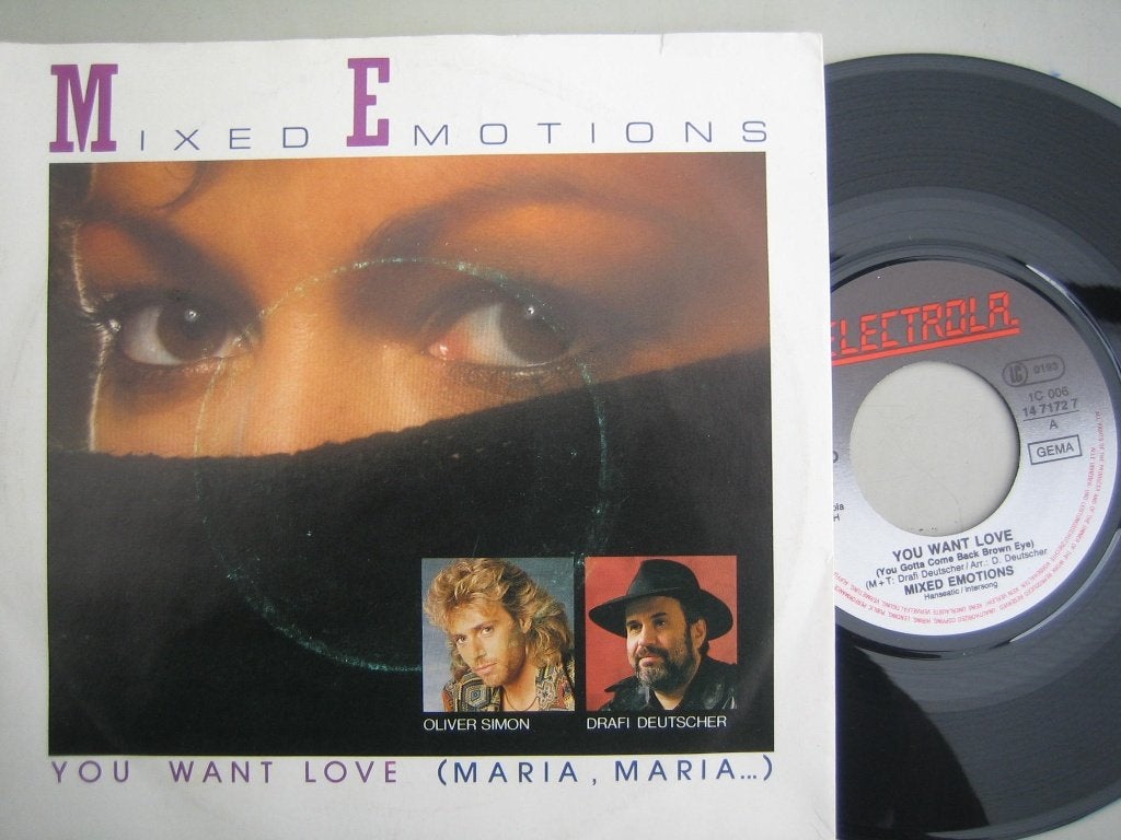 Mixed emotions - You want love, Cd's en Dvd's, Ophalen of Verzenden, Gebruikt, 7 inch, Pop