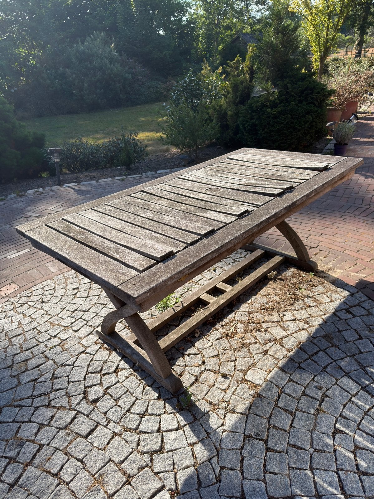 John’s Garden tuintafel teakhout, Ophalen, Gebruikt, Rechthoekig, Teakhout