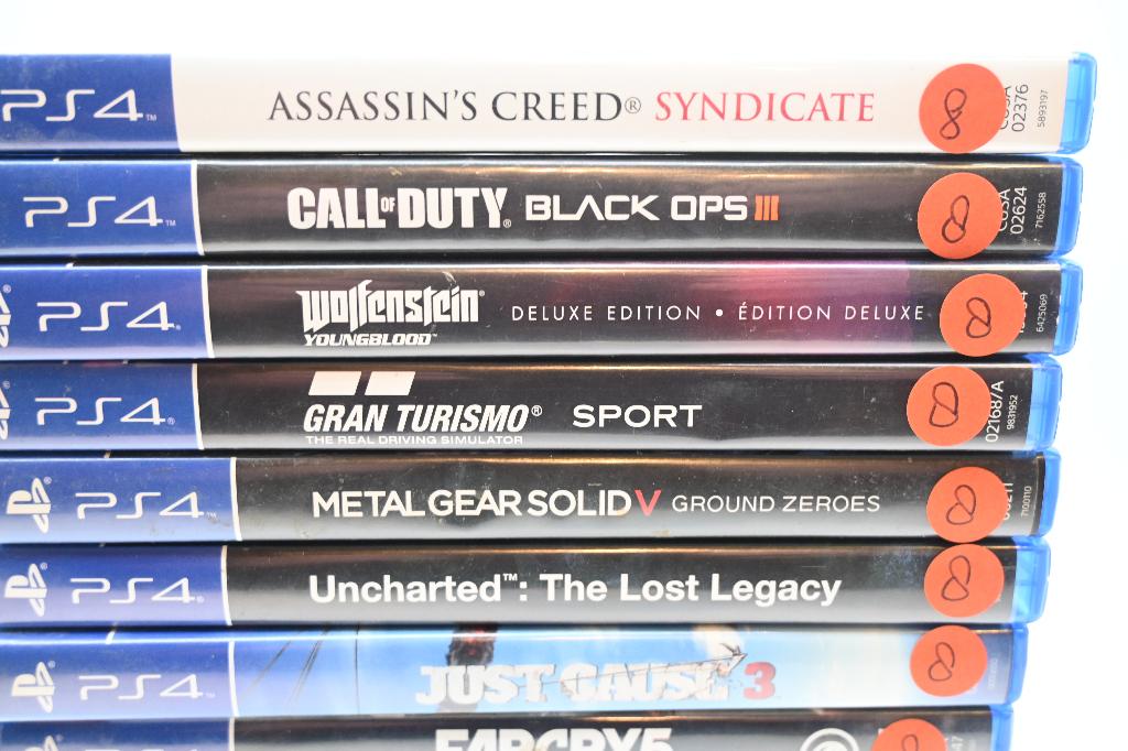 Diverse Playstation 4 Games €8,-, Gebruikt, Vanaf 18 jaar, -, 1 speler