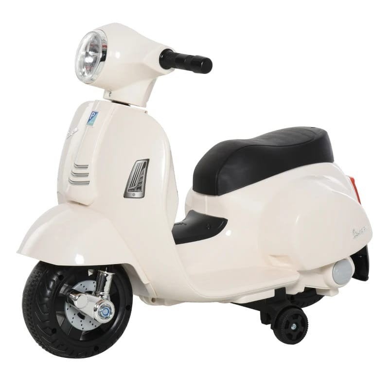 Elektrische kinderscooter Vespa Scooter voor Kinderen - Wit, Ophalen of Verzenden, Nieuw, Overige typen