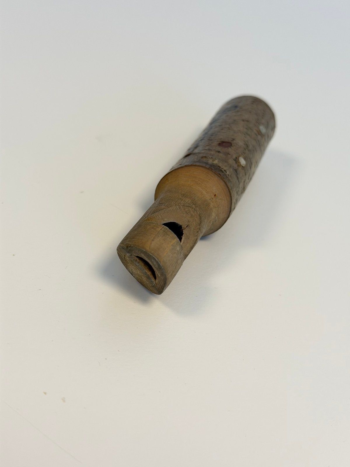 Vintage Houten Vogelfluitje Rüdesheim Rhein 14cm fluit hout, Ophalen of Verzenden