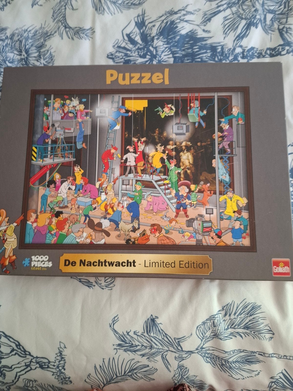 puzzel De Nachtwacht, Hobby en Vrije tijd, Denksport en Puzzels, Ophalen, 500 t/m 1500 stukjes, Nieuw, Legpuzzel