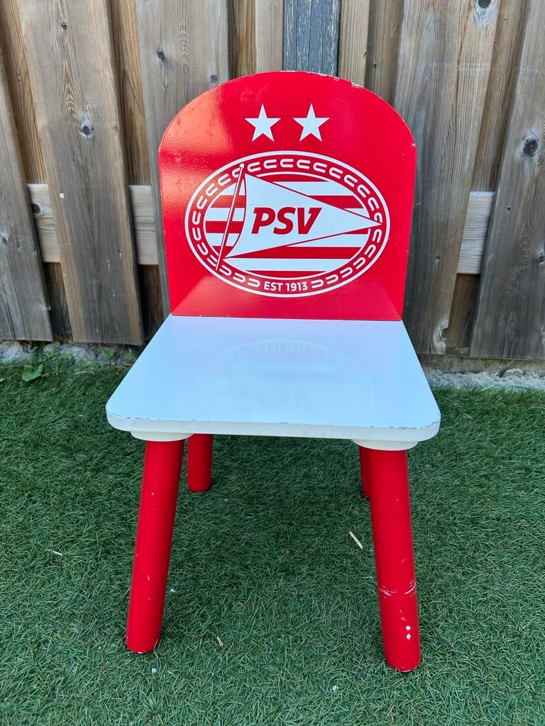 PSV Kinderstoel - Rood/Wit, Ophalen, Gebruikt, Stoel(en)