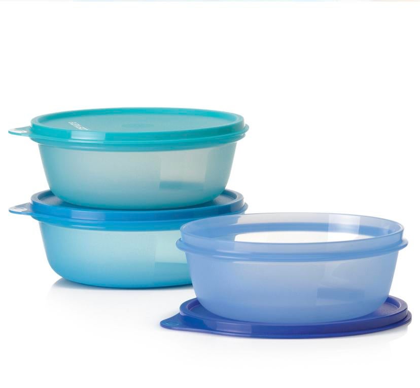 Tupperware 3 Ruimtekommen 600 ml, Verzenden, Nieuw, Bak of Kom