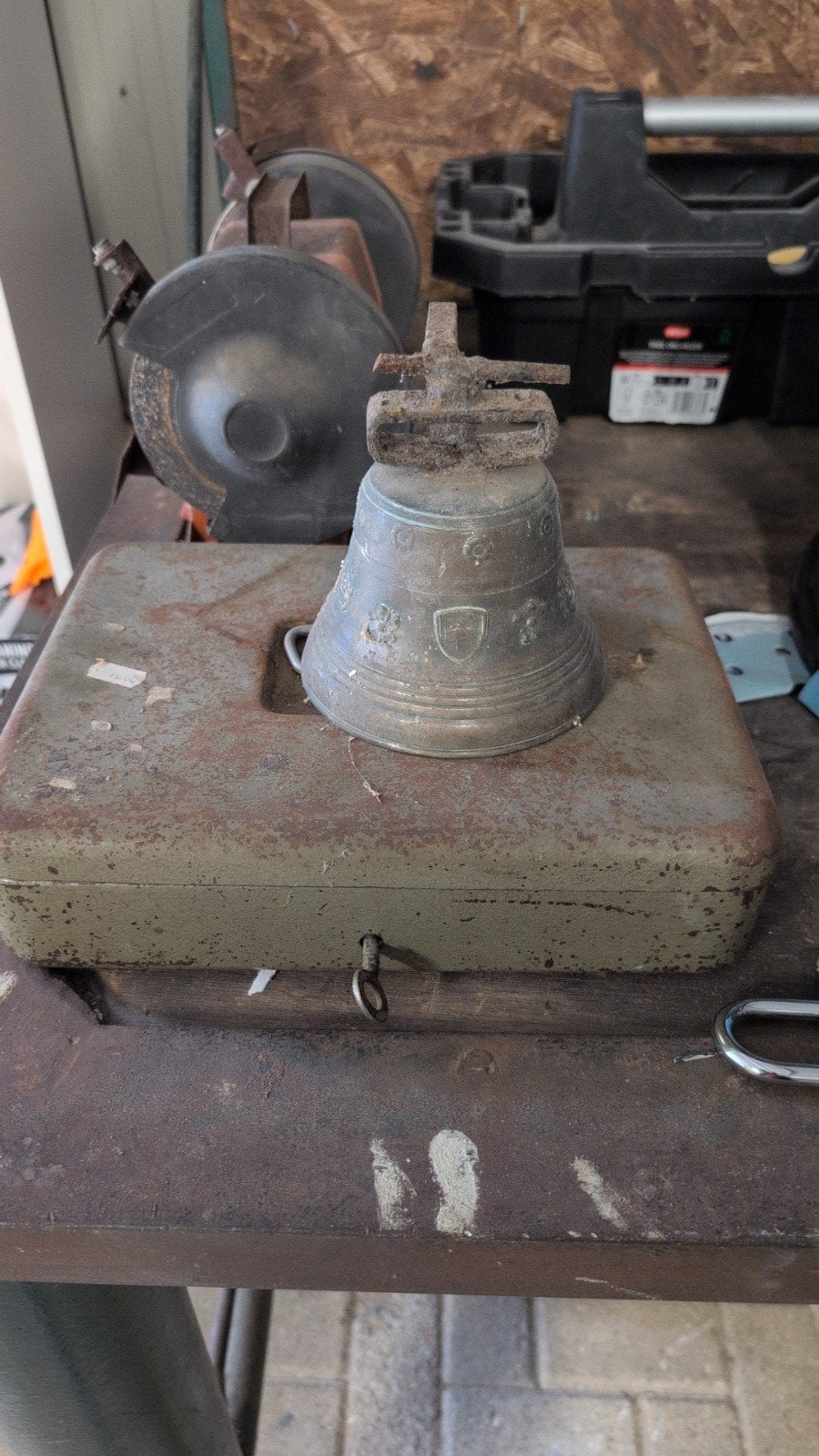 bronzen deurbel, Antiek en Kunst, Ophalen of Verzenden