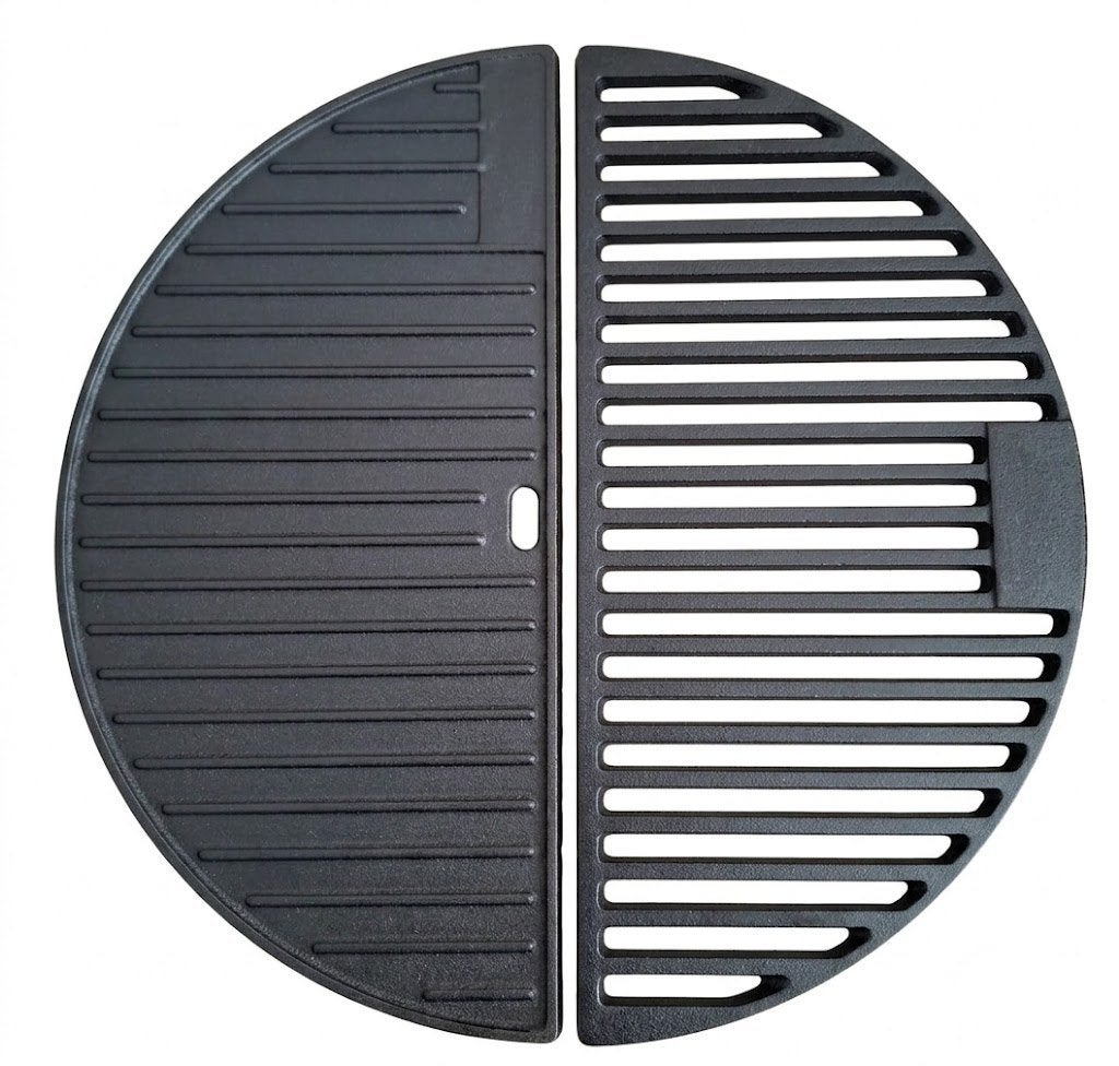 2 Halve maan half moon Gietijzer Rooster grill Large kamado, MTC, MTC, Lankj, Nieuw