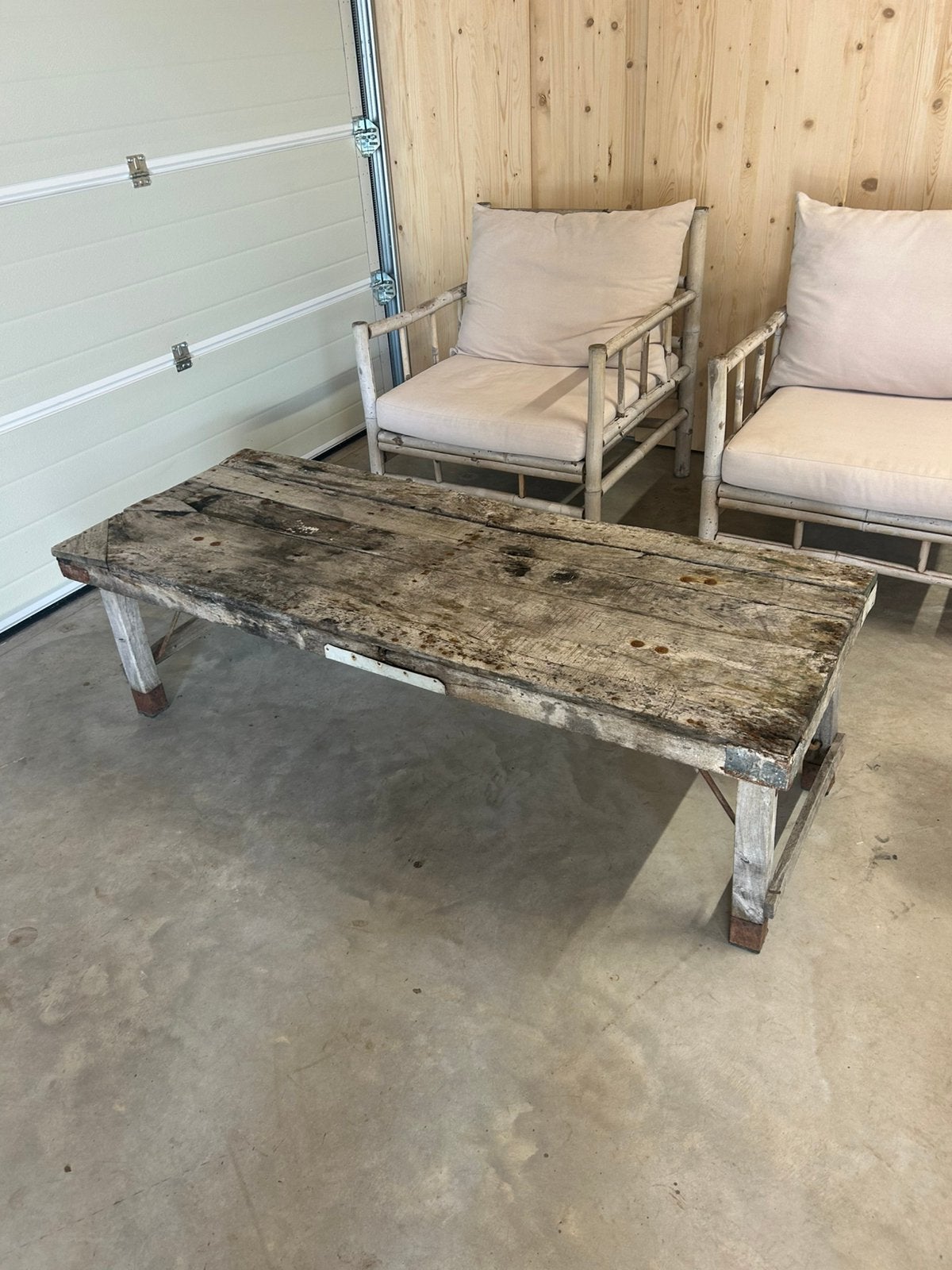 Markttafel/salontafel, Ophalen, Zo goed als nieuw, Rechthoekig, 100 tot 150 cm