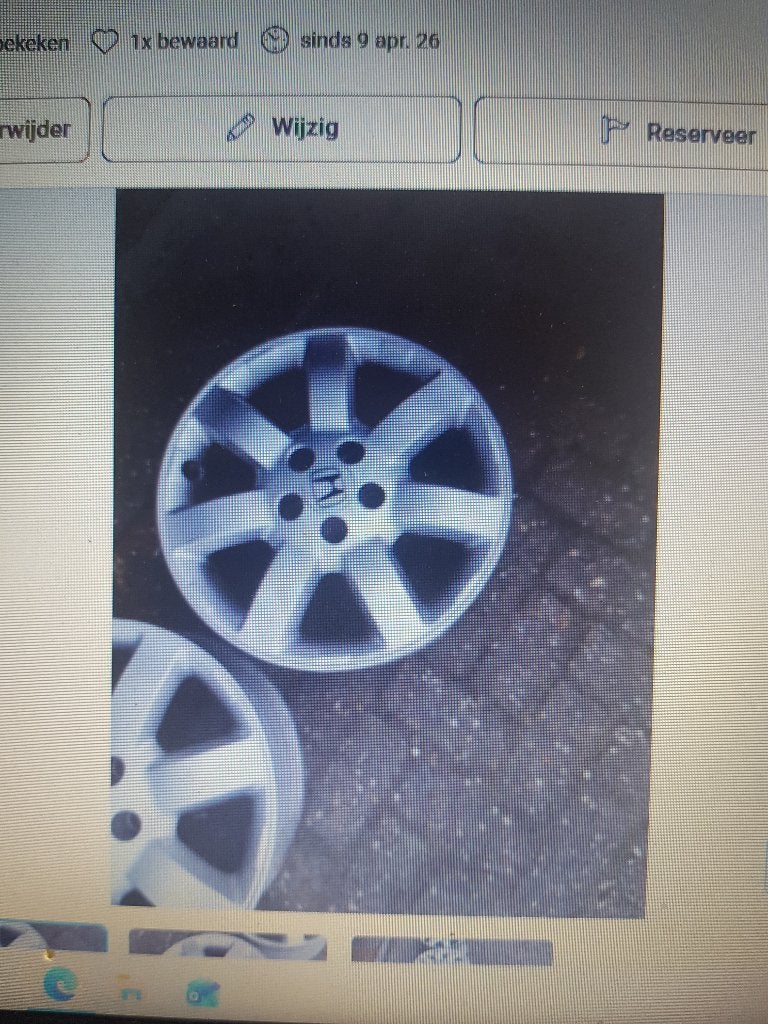 Honda wielen, Ophalen, Gebruikt