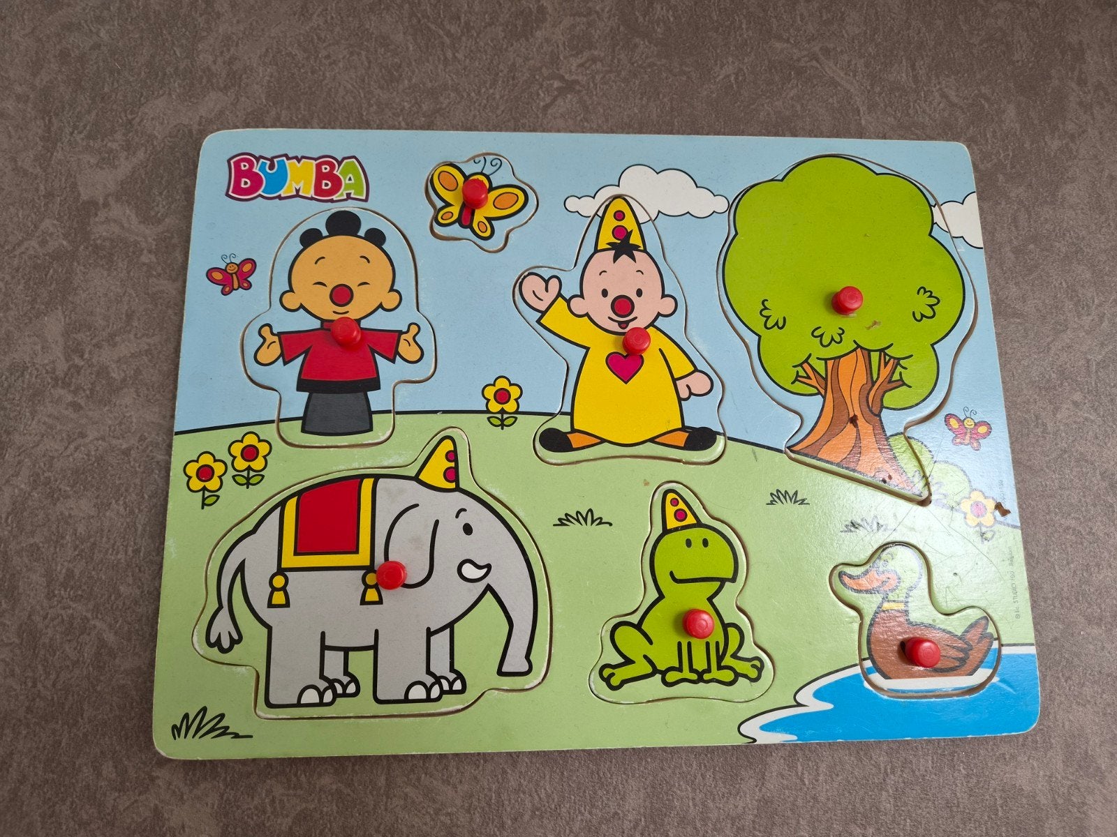 Bumba houten puzzel met knoppen, Ophalen, Gebruikt, Overige typen