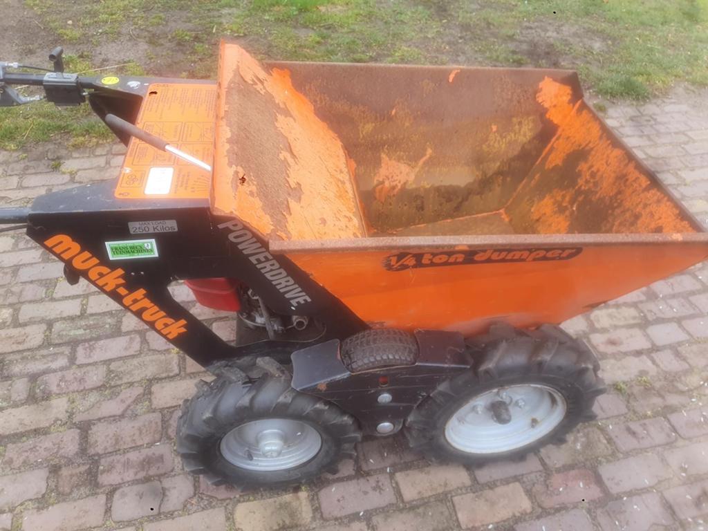 Muck-truck Powerdrive 1/4 ton dumper, Ophalen, Gebruikt, Elektrisch, Tweewielig