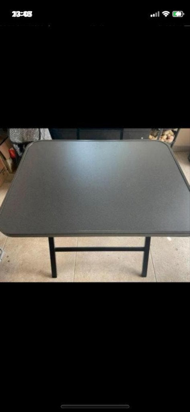 Belavi Opvouwbare Tafel - 60x80 cm hoogte 76cm nieuw, Tuin en Terras, Ophalen, Nieuw, Vierkant, Metaal