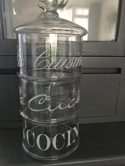 Riviera maison - cookie jar/ pasta jar etc, Ophalen, Zo goed als nieuw, Overige materialen, 25 tot 50 cm