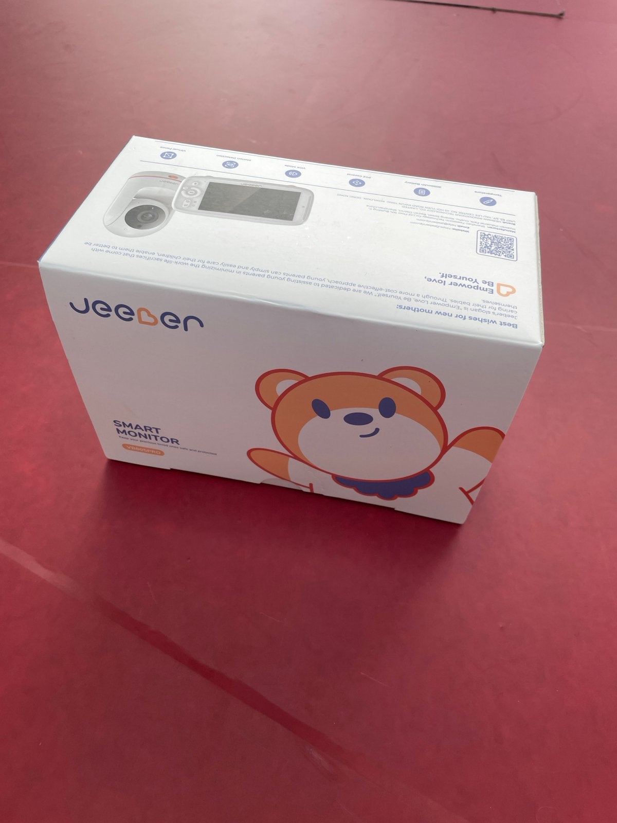 Jeeber Smart Monitor Babyfoon - Nieuw en Ongebruikt, Ophalen of Verzenden, Nieuw, Camera