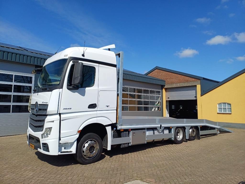 Mercedes Actros oprijauto Euro 6 6x2, Automaat, Euro 6, Wit, Mercedes-Benz