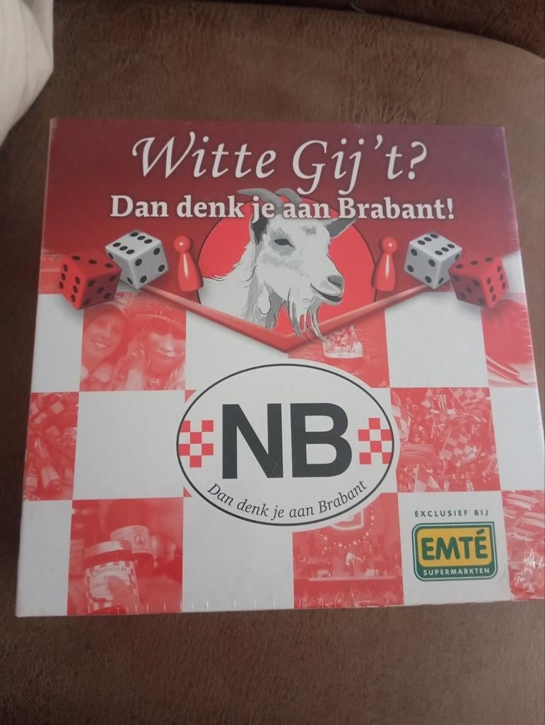 Witte Gij't? Dan denk je aan Brabant! Bordspel, Een of twee spelers, Ophalen of Verzenden, Nieuw, Identity Games