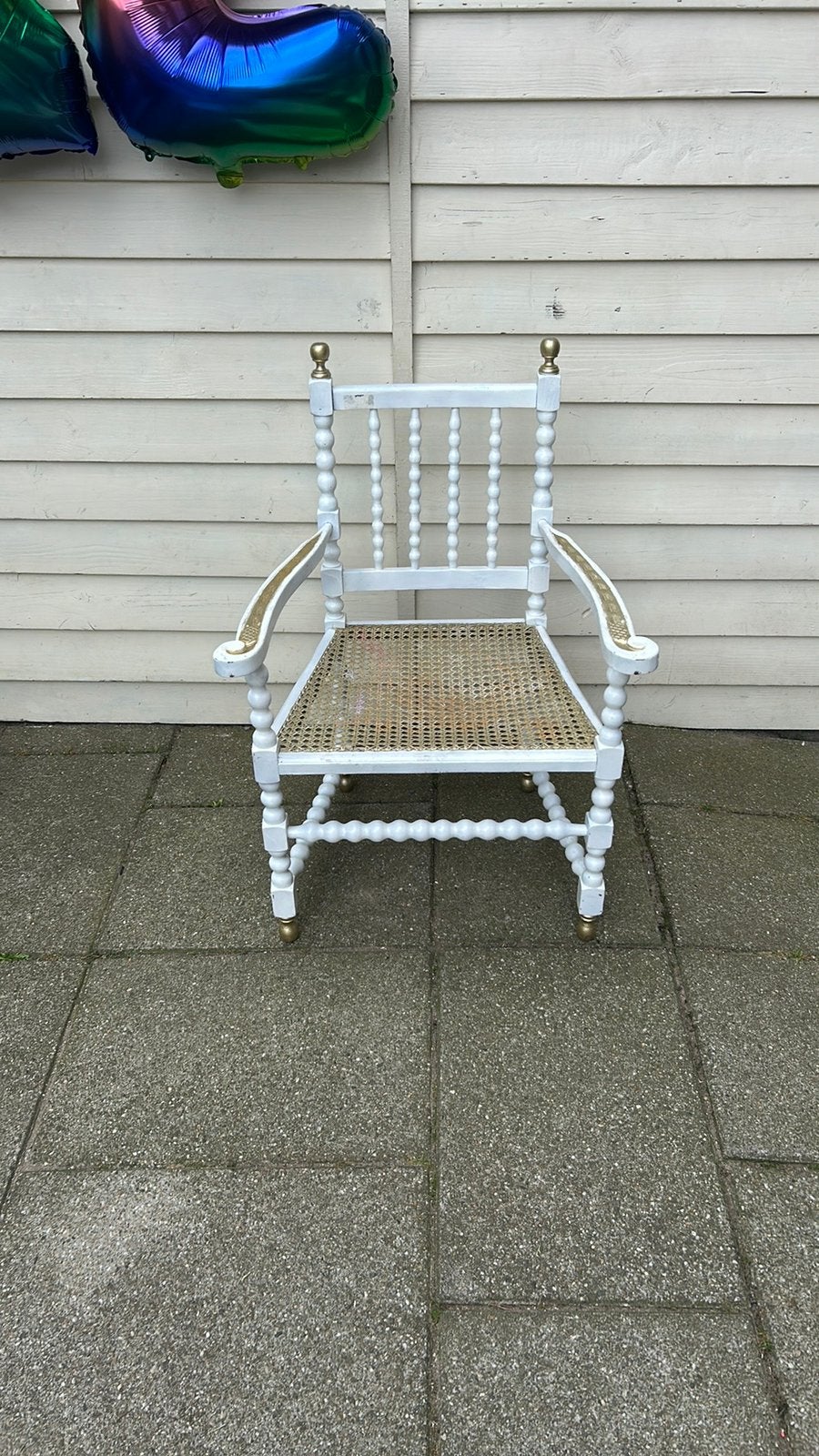 Knobbelstoel / antieke houten stoel, Antiek en Kunst, Antiek | Meubels | Stoelen en Banken, Ophalen