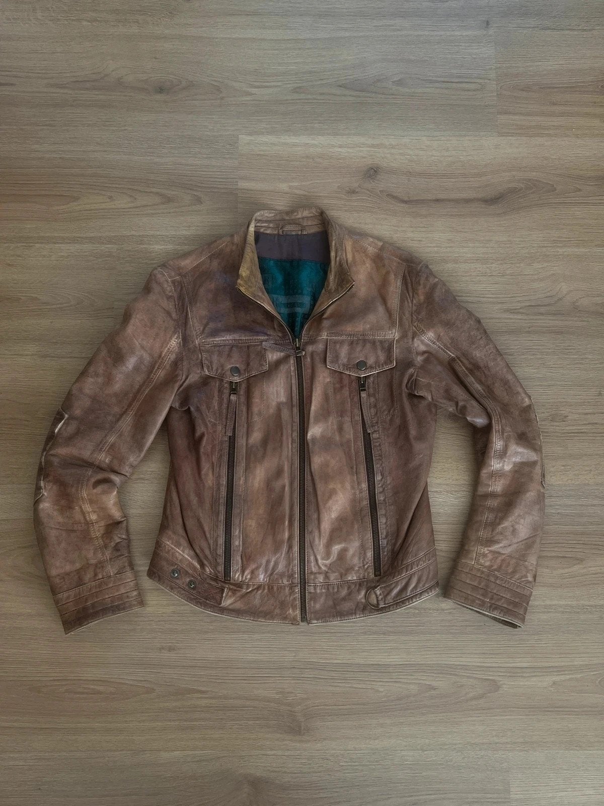Vintage 100% Sheep Leather Jacket by Redbeard, Kleding | Dames, Maat 38/40 (M), Ophalen of Verzenden, Zo goed als nieuw, Vintage Dressing