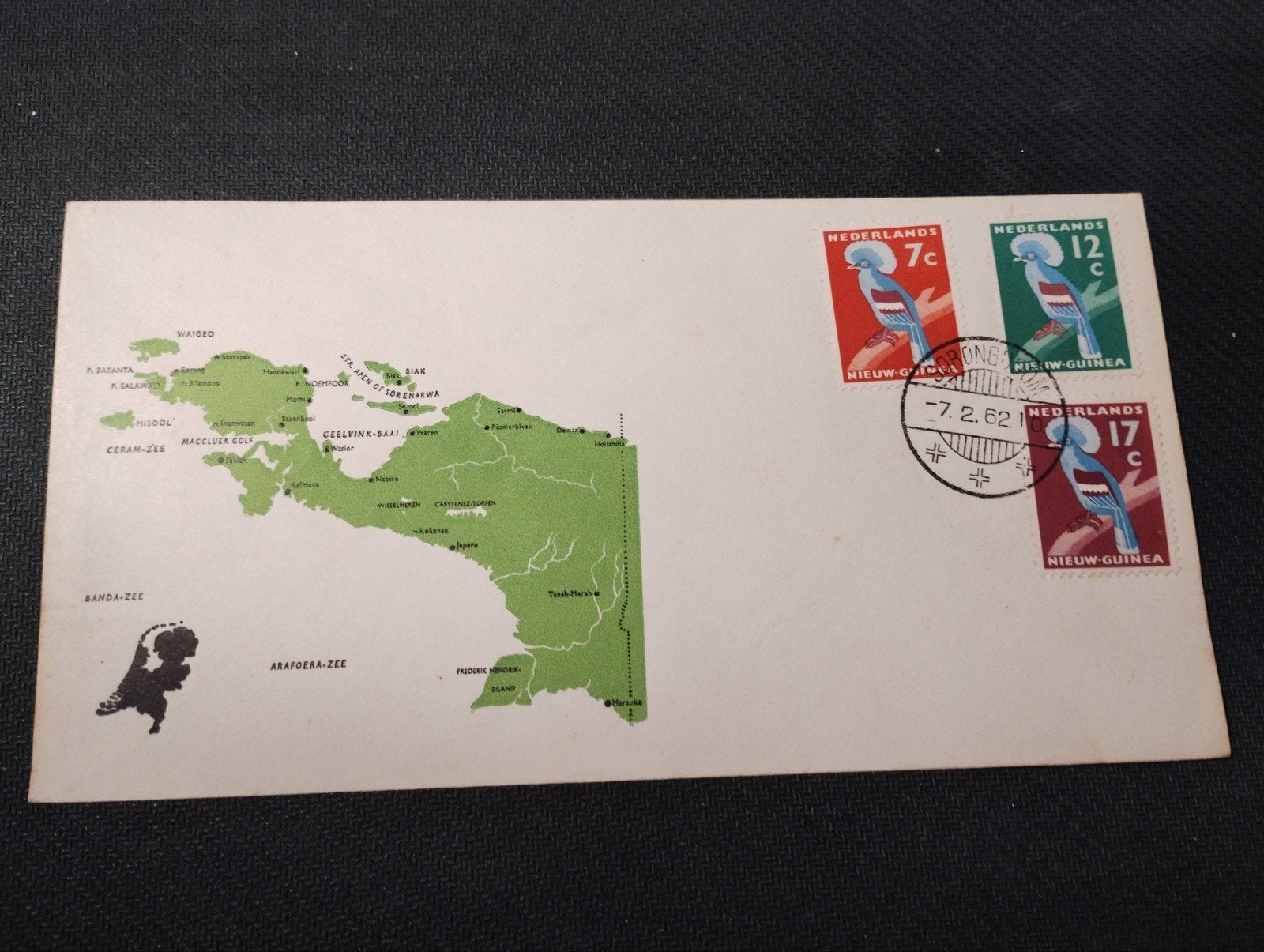 Eerste dag envelop Nederlands Nieuw Guinea., Postzegels en Munten, Ophalen of Verzenden