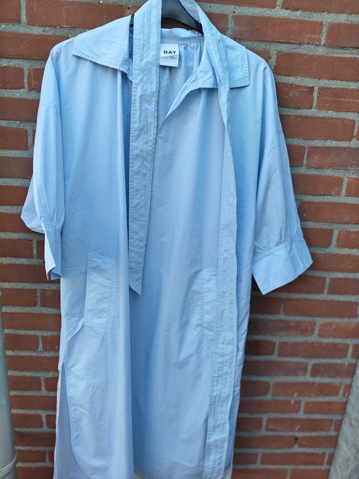 DAY Birger et Mikkelsen | Trendy Lichtblauwe  jurk, Blauw, Maat 46/48 (XL) of groter, Ophalen of Verzenden, Zo goed als nieuw