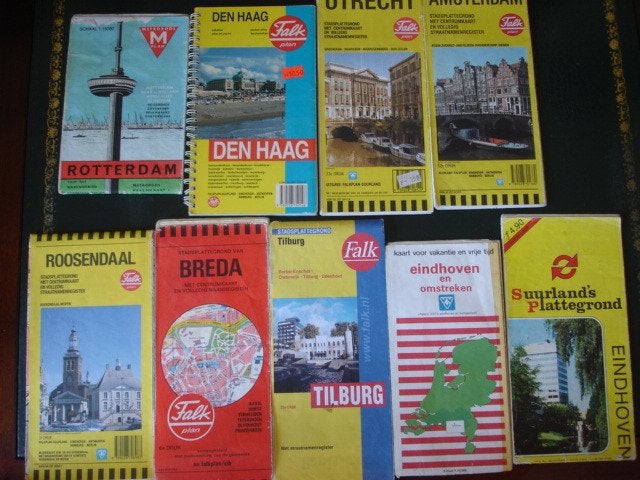 Stadskaarten van diverse steden in Nederland, voor weinig!, Gelezen, Landkaart, 1800 tot 2000, Nederland