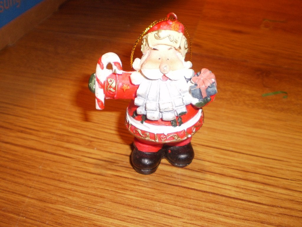 kerstman met zuurstok ornament, Diversen, Ophalen of Verzenden, Gebruikt