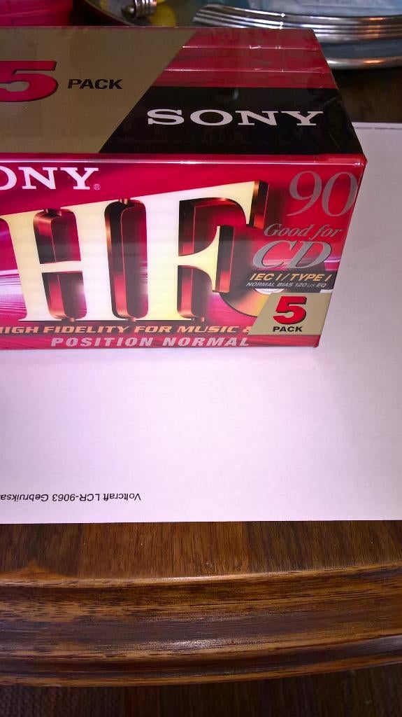 Sony Audio HD C90. (13). nieuwe cassettes, geseald. 30 euro., Ophalen of Verzenden, Enkel, Sony