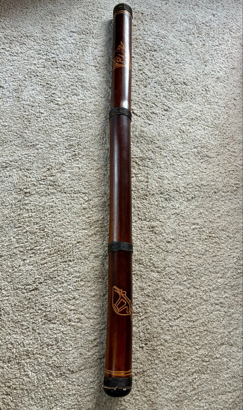 Didgeridoo, Muziek en Instrumenten, Blaasinstrumenten | Didgeridoos, Ophalen of Verzenden, Gebruikt