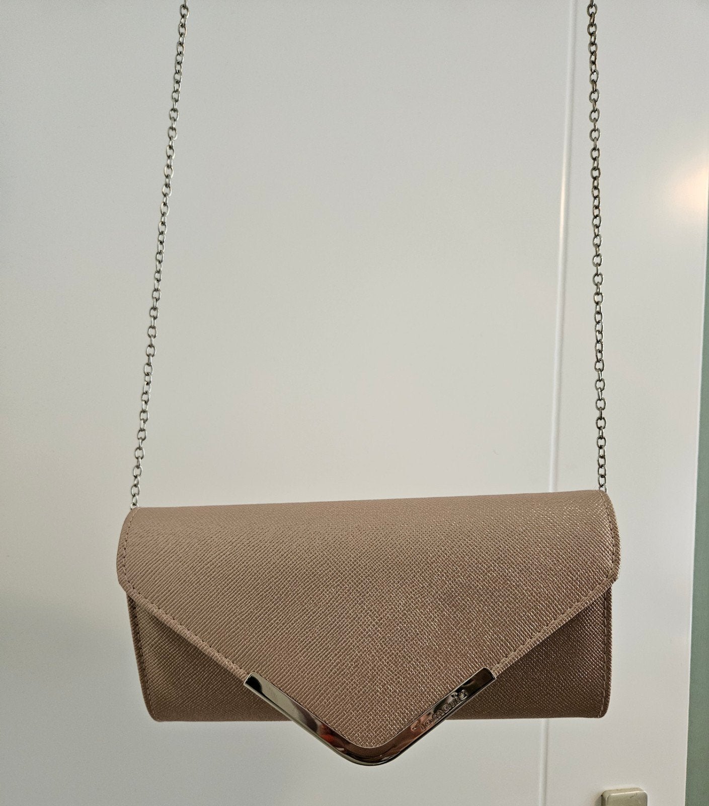 Clutch, zacht roze, Ophalen of Verzenden, Zo goed als nieuw, Roze, Overige typen