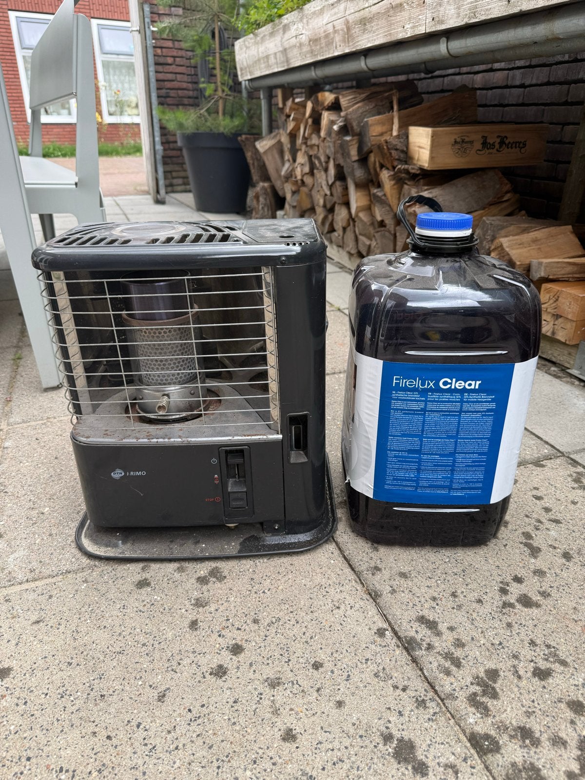 Petroleumkachel Zibro Rimo met Firelux Clear brandstof, Huis en Inrichting, Kachels, Ophalen, Gebruikt, Overige brandstoffen, Petroleumkachel