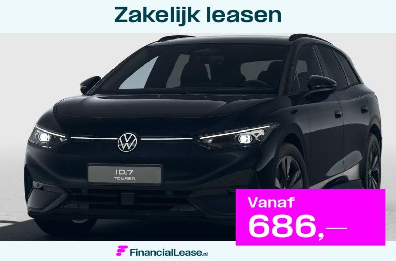 Volkswagen ID.7 Tourer Limited Edition 59 kWh, Automaat, 457 km, Zwart, 1972 kg