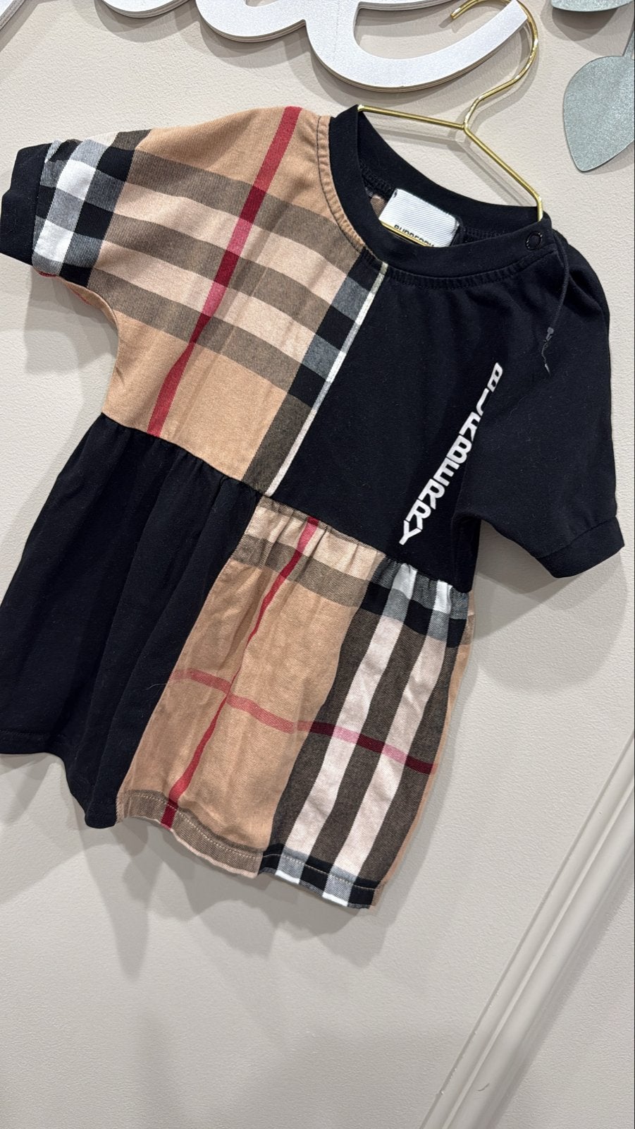 Burberry jurkje voor baby's - Zo goed als nieuw, Verzenden, Zo goed als nieuw, Meisje